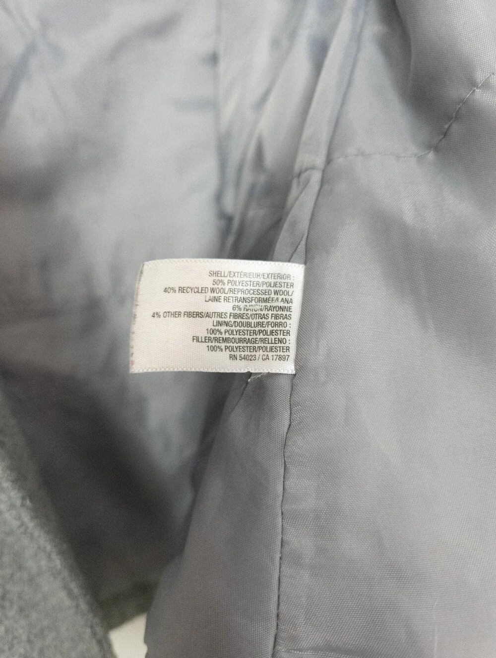 Old Navy Double Breasted Pea Coat Size 4T Girls Jacket Gray Hooded
